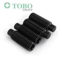 Chine DIN915 Black Oxide Alloy Steel M3 M4 M5 M6 Allen Set Screw With Dog Point à vendre