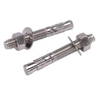 中国 1/4'' 5/16 Wall Sleeve Anchor Bolt 2205 2507 Duplex Stainless Steel Expansion Wedge Anchor 販売のため