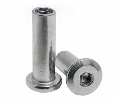 China Nickel Flange 6.8 Flat Head Cap Nut SUS201 Steel Hex Nut for sale