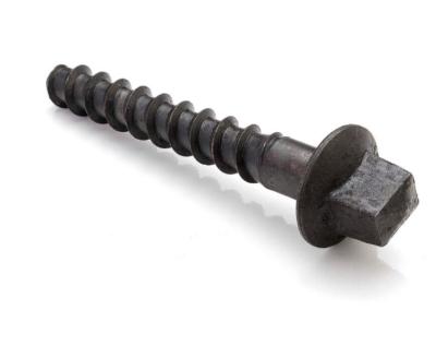 China Galvanized Spike Tirefond Sleeper Concrete Screws For Railway for sale