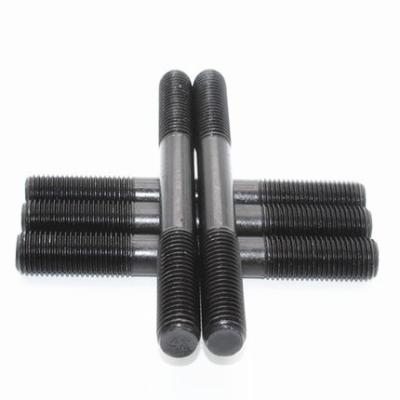 China Pernos prisioneros dobles de acero de acero inoxidables de alta resistencia del extremo de carbono del grado ASTM A193 B7 de la sujeción los 8,8 roscaron a Rod Stud Bolt en venta