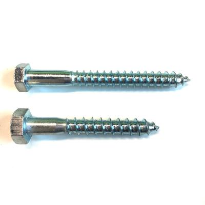 China Grade 4.8 Galvanized Lag Bolts Coach Screw Hex Lag Screw for sale