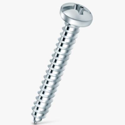 China DIN 7981 Dwars In een nis gezet Pan Head Tapping Screws Te koop