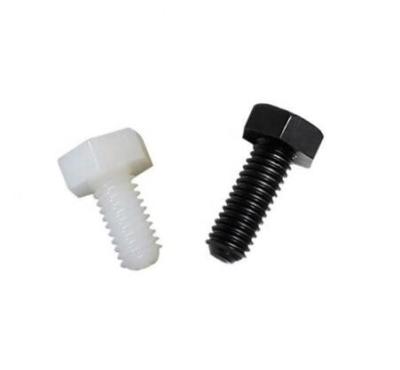 China Factory Hexagonal Nylon Screw Custom High Quality Plastic Screw for sale