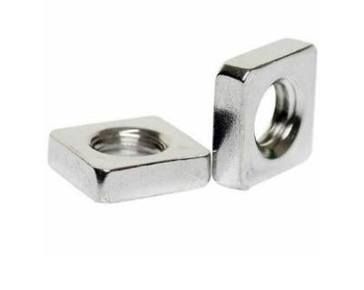 China National Standard Square Nut M4 M6 M8 Fastener Connecting Piece Square Nut for sale