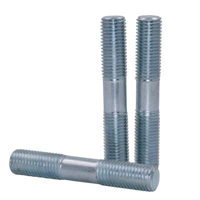 China Double Head Bolt Insulator Stud Post Stud Galvanized Fastener Threaded Rod Stud for sale