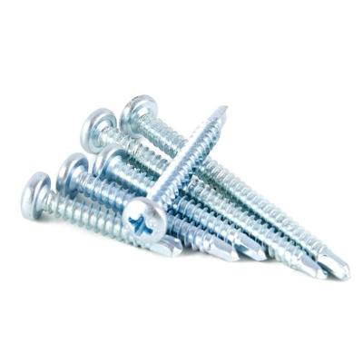 China #3.5*19mm Galvanized Steel Zinc Grade 8.8 Pan Head Self Drilling Screw for sale