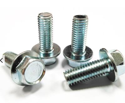 China Galvanized Zinc Coating Hex Hd Bolt Special Custom Hex Left Hand Thread Hex Flange for sale