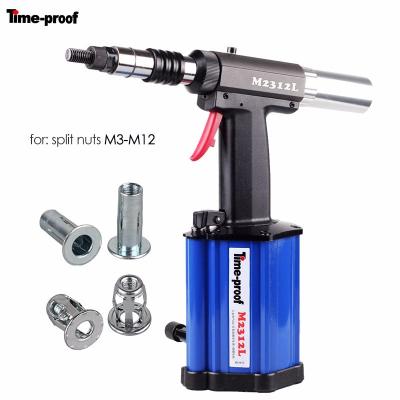 China M2312L pneumatic nut riveting tool for split nuts split nuts: M3-M12 for sale