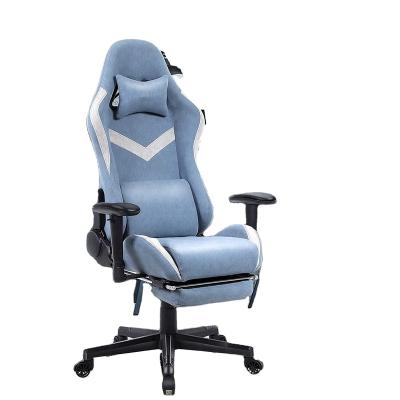 China Free Sample Cheap Gaming Chair Adjustable (Height) Racing RGB PC Computer Gaming Chairs With Footrest And Massage for sale