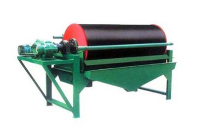 China Powerful 1.5-10 Ton Automatic Drum Type Magnetic Separator For Processing Wet Drum Separator for sale