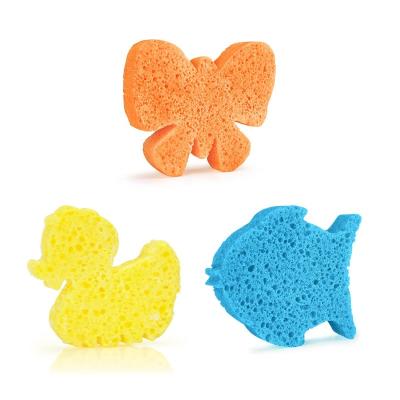 China All 2022 Edushape Top Rated Easy Grip Natural Soft Bath Sponges For Kids Education Multi-Shapes Sponge Gifts Toys for sale