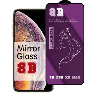 China New Next 9H 8D Mobile Phone Screen Protector Mirror Tempered Glass For iPhone 6 6S 7 8 plus for sale