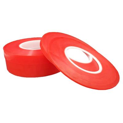 China Wholesale Heat Resistant Red Coating Clear Double Sided Adhesive Tape Glue For LCD Screen Repair for sale