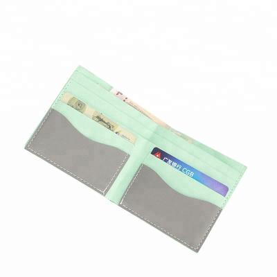 China New girl recyclable green tyvek paper wallet/custom logo tyvek purse/women bifold tyvek wallet for sale