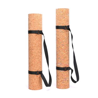 China Custom Eco-Friendly Yoga Exercises Cork Yoga Mat, Foldable Lightweight Gym Mat, Unique Fashion Cork Sport Mat For Woman for sale