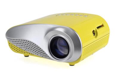 China Computer DVD Phone Mini Digital Projectors HD Home Projectors 60 Lumens Yellow color for sale