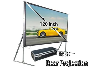 China High Resolution Diy Rear Projector Screen , Back Projection Screen For Home Theatre Projector for sale