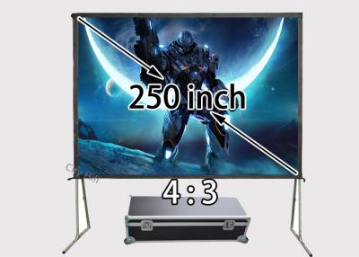 China Huge 250inch HD Fast Fold Rear Projection Screen Outdoor / Stages for sale