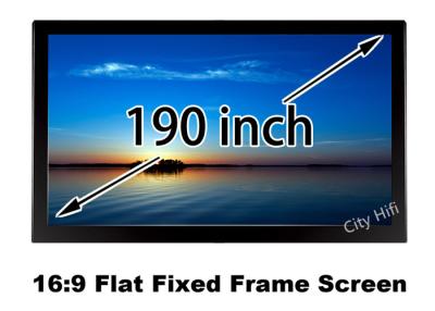 China Large Home Cinema Projection Screen 190