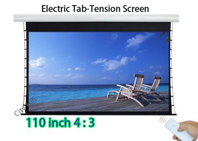 China High Contrast Projector Tab - Tension Screen 110 Inch With Wireless Control for sale