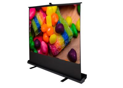 China 16 : 9 Widescreen Floor Stand Cinema Projection Screen High Gain Vivi Image for sale