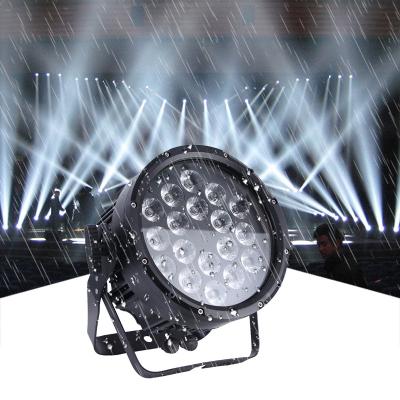 China Outdoor Waterproof Bar DJ Lighting Equipments 18*15 RGBWA 5in1 LED Par Light For Disco Bar Concert Stage Show for sale