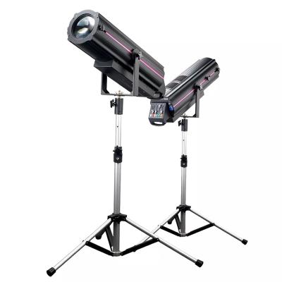 China Hot Selling New Stage Zoom 600W Dimmable LED Follow Spot Light For Stage Night Bar DJ Disco for sale