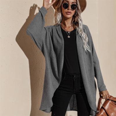 China Winter Breathable Fashionable Home Warm Women Solid Color Sweaters Ladies Long Cardigan for sale