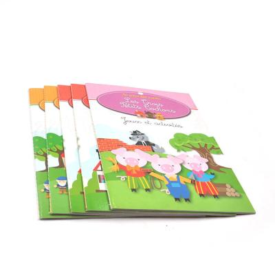 China paper & Custom Cardboard Children's English Story Import-Export Books Colorful Coloring Book For Kid for sale