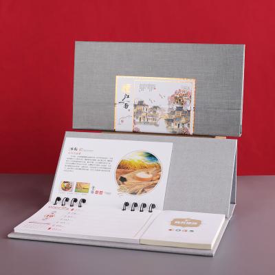 China paper & Customized Popular 2022 Cardboard LOGO Design Printing High Quality Perpetual Calendar for sale