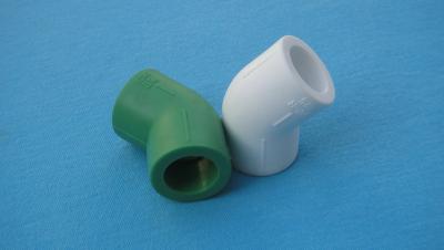 China Eco Healthy Plastic PPR Pipe Fitting 45 Degree Elbow For Water Supply System for sale