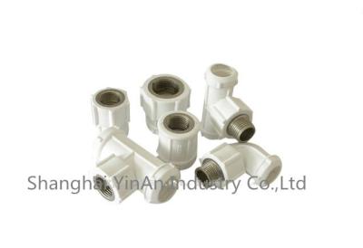 China PPR Pipes & Fittings PPR Male Thread Tee / Plastic Tee DN20 - 110 Hot / Cold Water System for sale