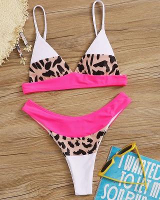 China Windproof custom pink open hot bikini young nude girl swimwear for sale