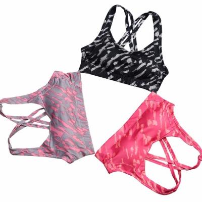 China Anti-UV High Quality Customized Flex Fitness Yoga Gym Bras Sexy Women Sports Bra for sale