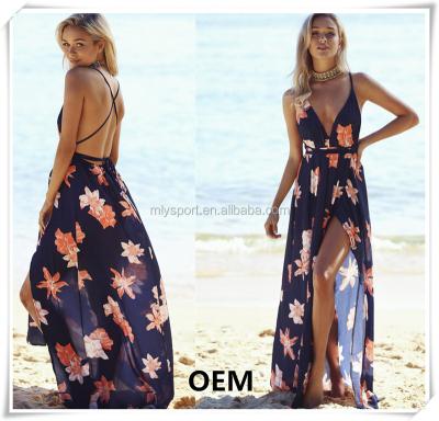 China Anti-UV Long dress chiffon new style girls beach kaftan custom bikini cover up for sale