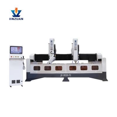 China Stone Engraving Or Cutting Hot Sale 4 Axis Stone CNC 3D Router Machine For Granite Marble Engraving Carving for sale