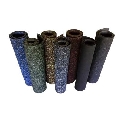 China Anti-Slip Gymnasium Rubber Flooring Rolls EPDM Sports Meetings Tiles Sports Equipments Rubber Mat for sale