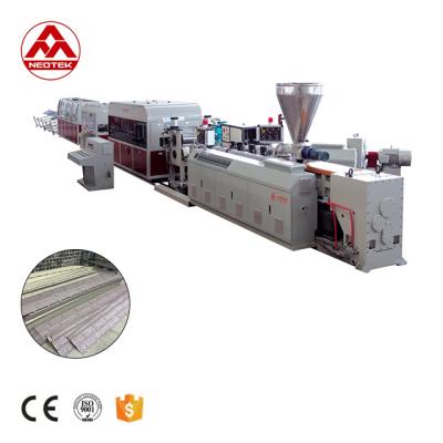 China 380V 50hz Productielijn voor PVC-vervalste marmeren platen met dubbele schroef Te koop