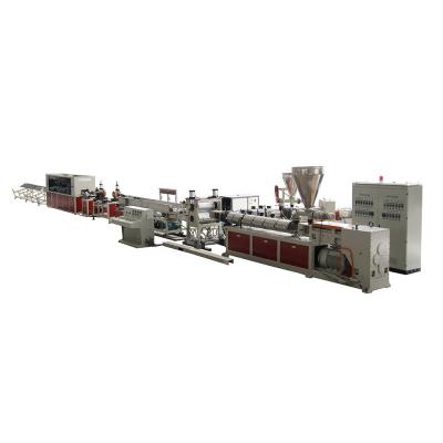 China 250kW Power Granules Roof Tile Pvc Profile Sheet Extrusion Line Plastic Twin Screw Machine for sale