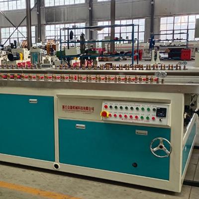 China Manufacturing Plant Automatic Pvc Hollow Sheet Making Machine with Twin Screw Type for sale