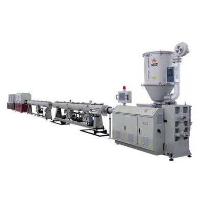 China Screw Tubes Pipe Manufacturing Single-screw Design Pelletizing Profile Extrusion Line for sale