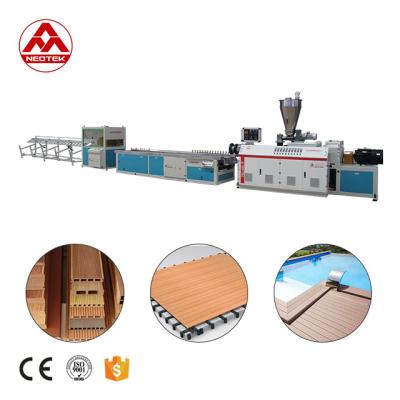 China 12800 KG Double-screw PP PE WPC Extrusion Line for Strong and Sturdy WPC Products for sale