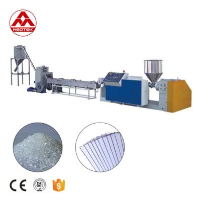 China 380V 50hz Spannung PC Pelletizing Extrusionsleitung für die Herstellung zu verkaufen