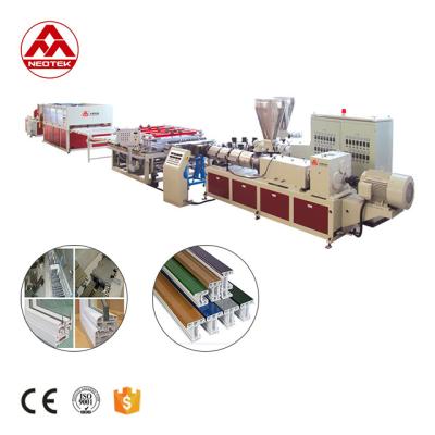 China Motor Gearbox PLC Components PVC Window Profile Extrusion Line for Manufacturing Plants for sale