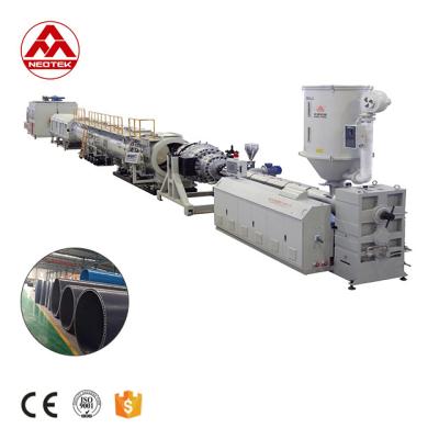 China 90 rpm Velocidad de tornillo LG1200 Línea de extrusión de tuberías PE para suministro de agua y gas 38000 KG en venta