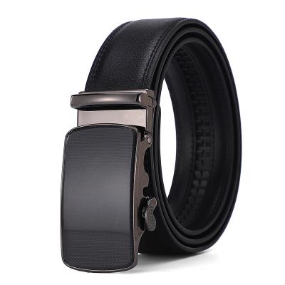 China Trend New Split Leather Belt Factory Manufacturing Odm Automatic Buckle Cowhide Leather Men's Belt for sale