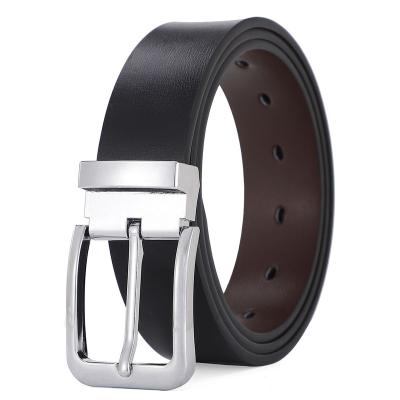 China Business Good Quality Luxury Cow hide Factory Direct Sales Hole Pin Buckle Leather Belts Fashion Designer Belt For Men for sale