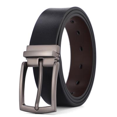 China Business Wholesale 2022 New Trend Belts With Hole Fashionable Beautiful And Solid Black Genuine Leather Belt For Man for sale