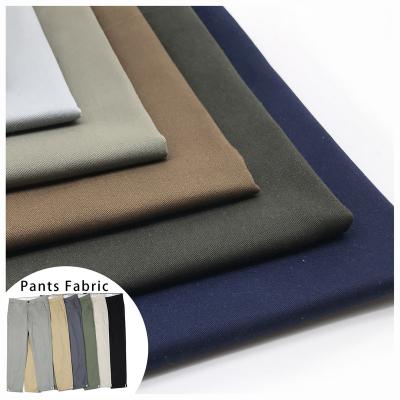 China New thickened 20aw stretch coat fabric 100%cotton twill fabric for trench coat wind coat for sale